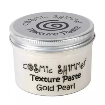 Cosmic Shimmer pearl texture paste gold pearl