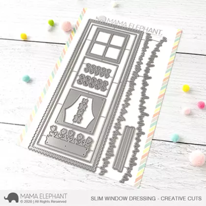 Mama Elephant - Slim Window Dressing - Creative Cuts