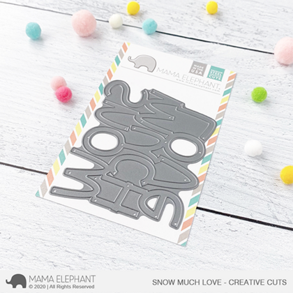 Mama Elephant - Big Snow Much Love - Creative Cuts