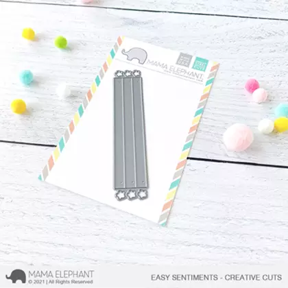 Mama Elephant - Easy Sentiments - Creative Cuts