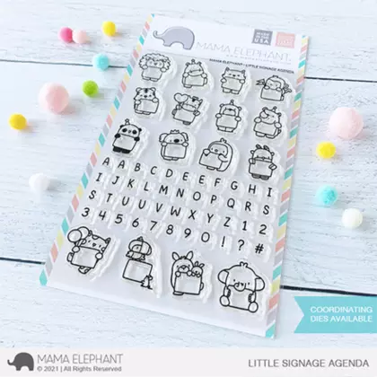 Sellos Mama Elephant - Little Signage Agenda