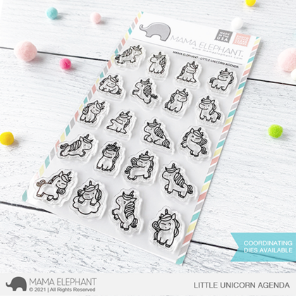 Sellos Mama Elephant - Little Unicorn Agenda 
