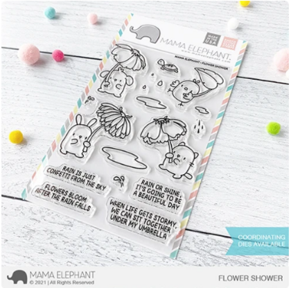 Sellos Mama Elephant - Flower Shower