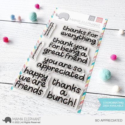 Sellos Mama Elephant - So Appreciated 