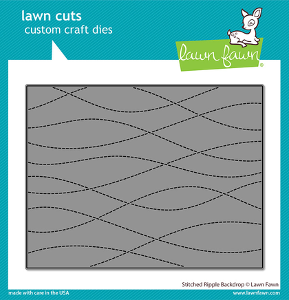 Troquel Lawn Fawn - stitched ripple backdrop