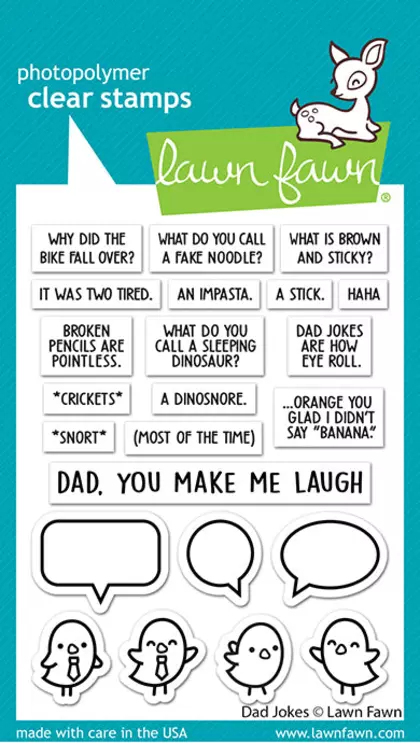 Sellos Lawn Fawn - dad jokes