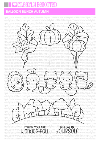 Clearly Besotted - Balloon Bunch Autumn