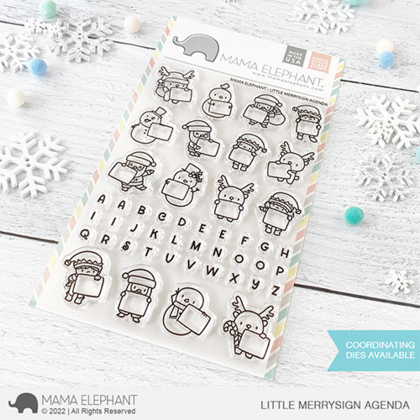 Sellos Mama Elephant - Little Merrysign Agenda 
