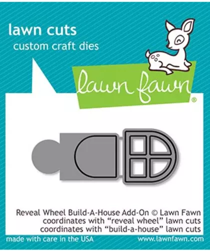 Troquel Lawn Fawn - reveal wheel build-a-house add-on