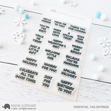 Sellos Mama Elephant - Essential Tag Sayings 