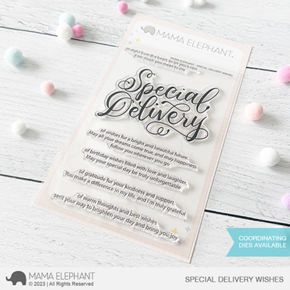 Sellos Mama Elephant  - Special Delivery Wishes