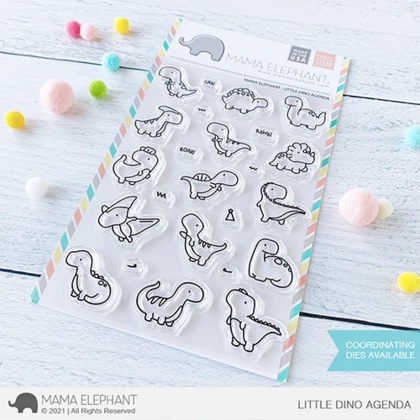 Sellos Mama Elephant - Little Dino Agenda 