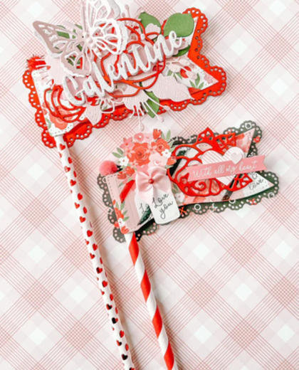 Troquel Wavy Tag Set