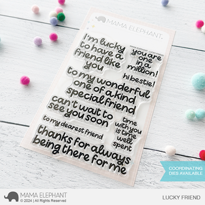 Sellos Mama Elephant Lucky Friend