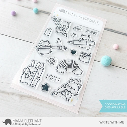 Sellos Mama Elephant - Write With Me