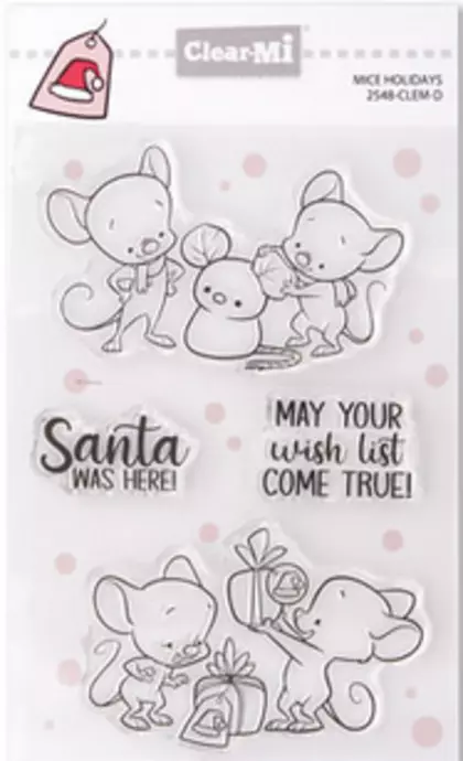 Sello Mice Holidays - ClearMi