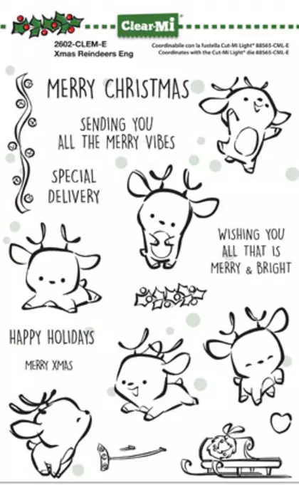 Sello XMas Reindeers - ClearMe