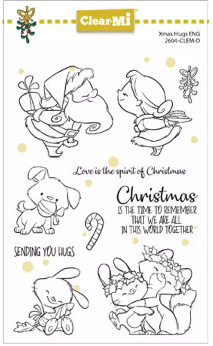 Sello XMas Hugs- ClearMe