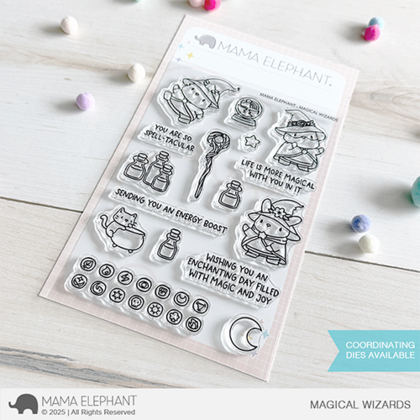 Sellos Mama Elephant - Magical Wizards
