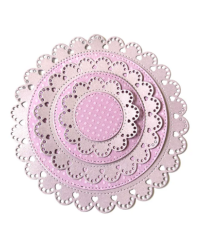 Troquel - Heart Circle Nesting Set