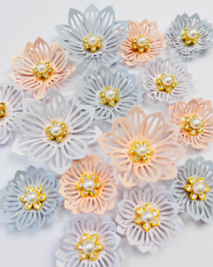 Troquel Open Petal Flower