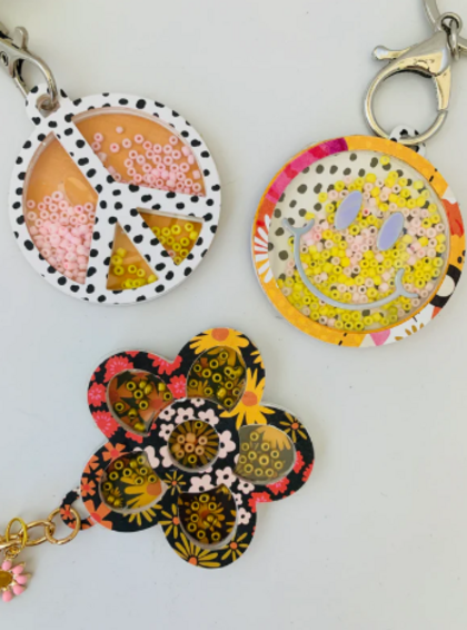 Troquel Retro Shaker Keychain