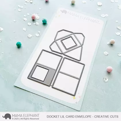 Troquel Mama Elephant - Docket lil card envelope 