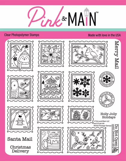 Set de sellos - Winter postage stamps