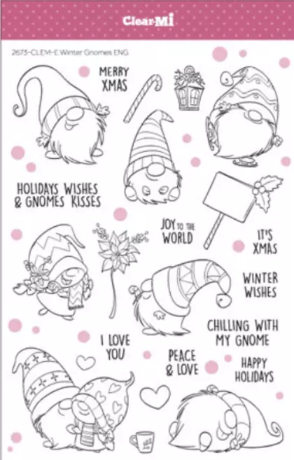 Sello Winter Gnomes ENG - ClearMi