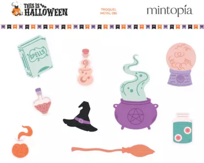 Troquel Cosas de bruja This is Halloween