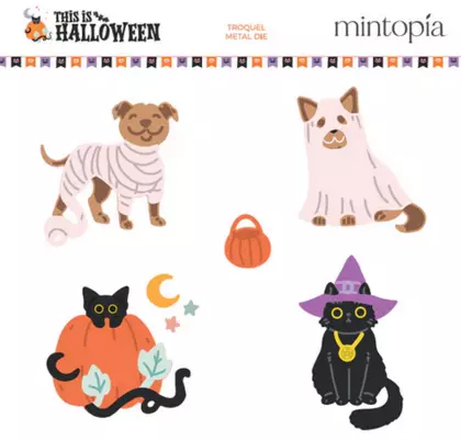 Troquel Peluditos This is Halloween