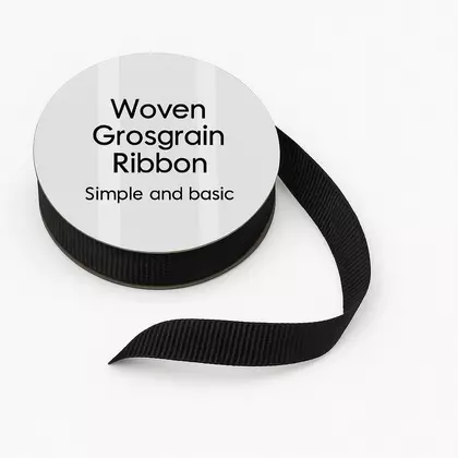 Cinta Grosgrain - Black