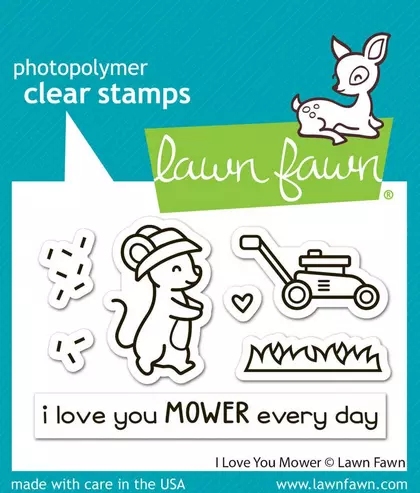 Sellos Lawn Fawn - I Love You Mower