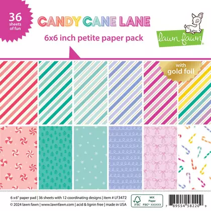 Set de papeles - Candy Cane Lane