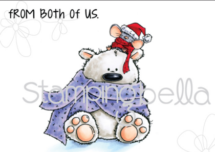 Stampingbella - Polar bear and mousie stuffies (incluye 2 sellos)