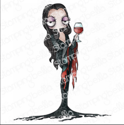 Stampingbella - Oddball spooky lady