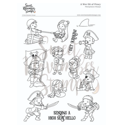 Set de sellos - a wee bit of piracy