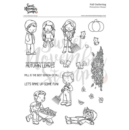 Set de sellos - fall gathering