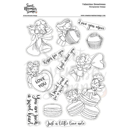 Set de sellos - valentine sweetwees