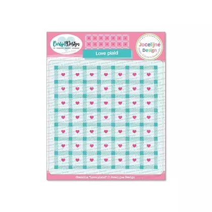 Stencils Love Plaid