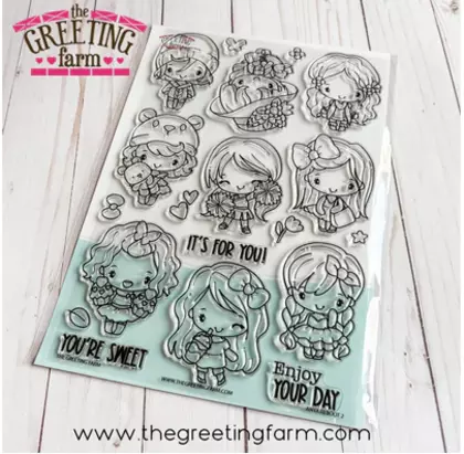 Sellos The greeting farm - Anya Reboot Kit 2