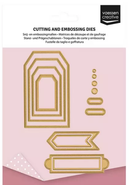 Troquel Banderines & Etiquetas Trapezoidales 