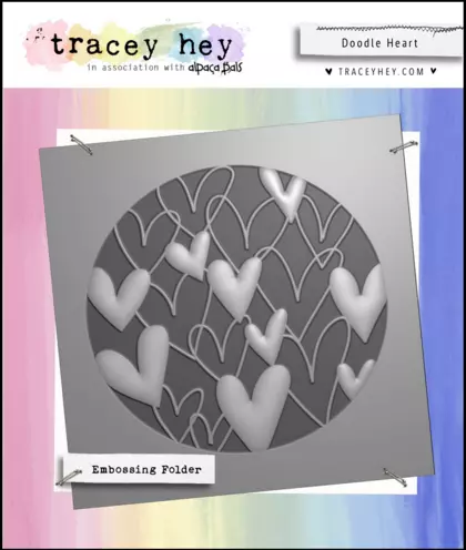 Carpeta Embossing Tracey Hey - Doodle Heart