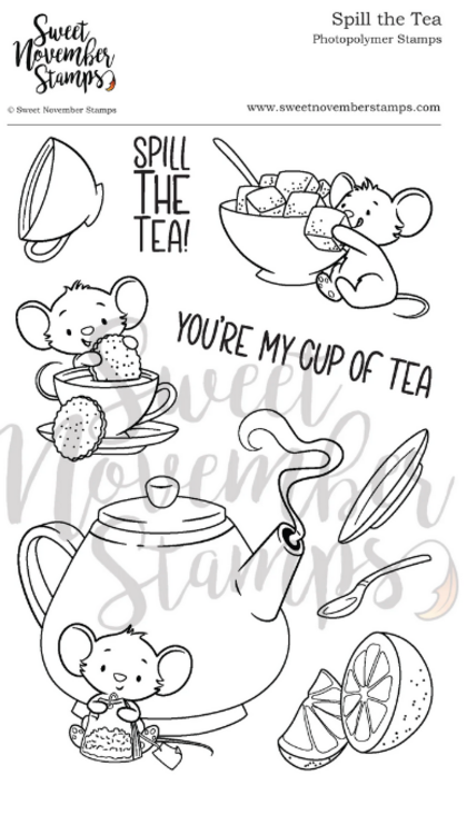 Set de sellos- spill the tea