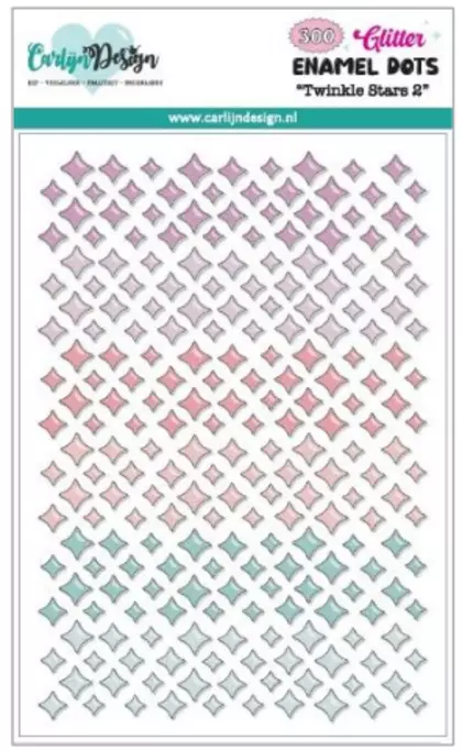 Glitter enamel dots Twinkle Stars 2