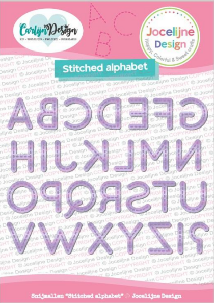 Troquel Stitched Alphabet