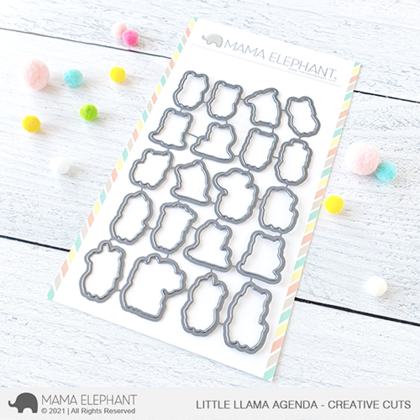 Troquel Mama Elephant - Little llama agenda