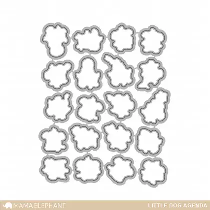 Troquel Mama Elephant - Little dog agenda