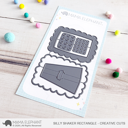 Troquel Mama Elephant - Silly shaker rectangle 