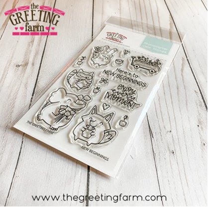 Sellos The greeting farm - New Beginnings